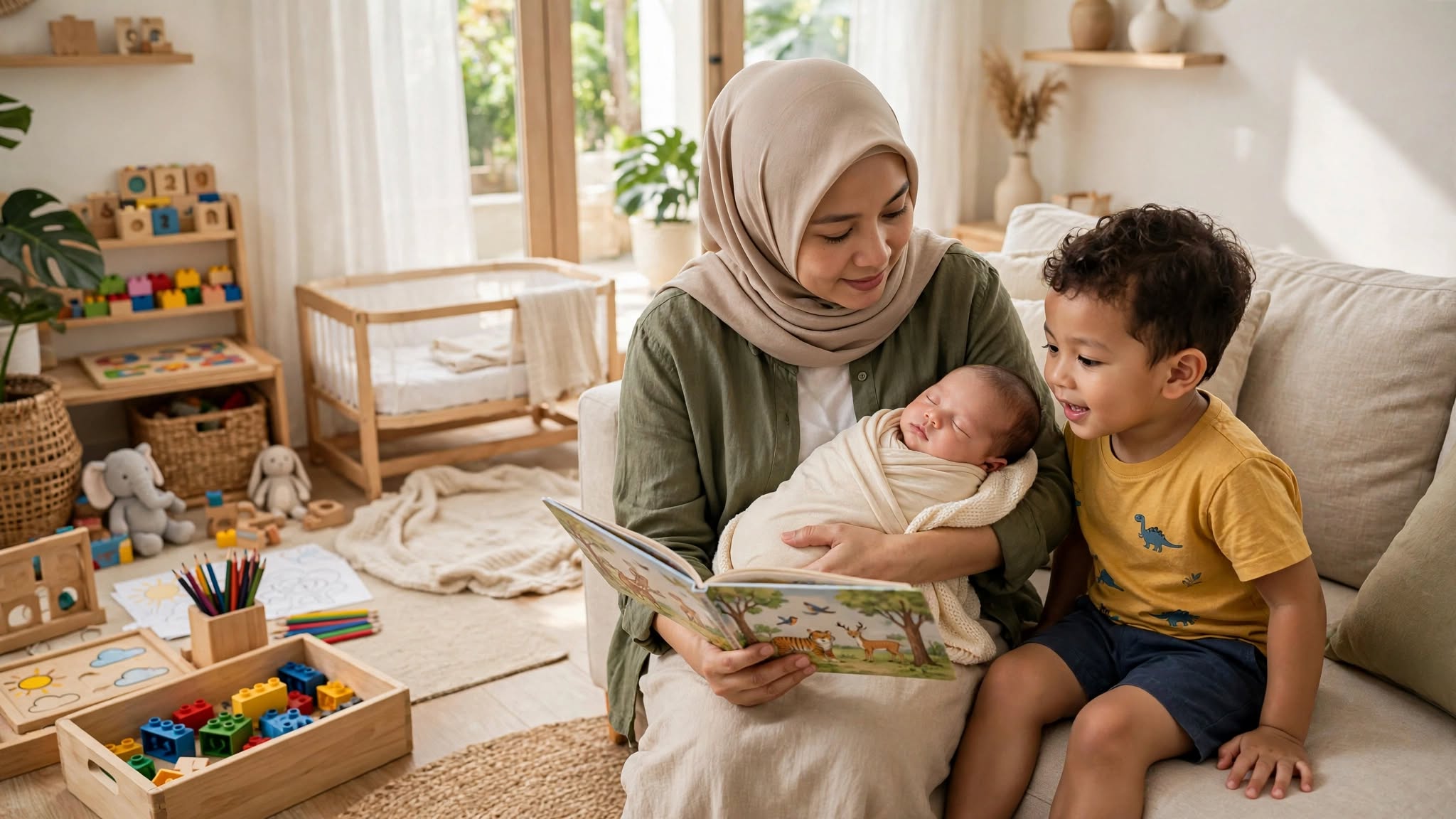 Mengasuh Balita Ketika Anda Memiliki Bayi Baru: Tantangan dan Solusi