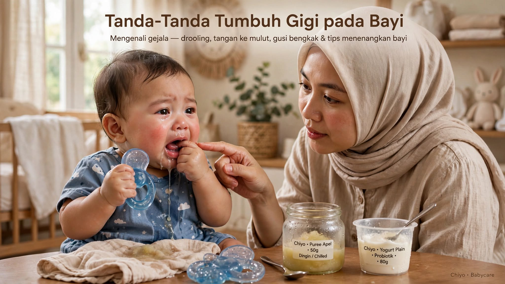 Tanda-Tanda Tumbuh Gigi pada Bayi