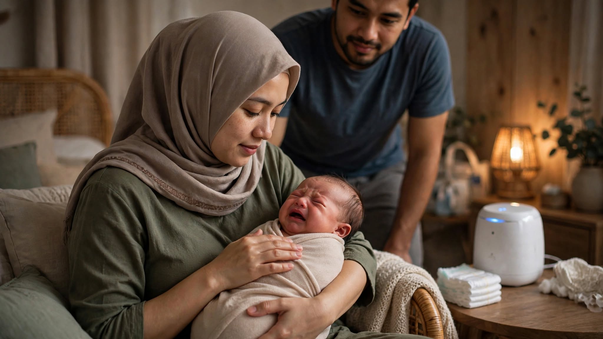 Cara Menenangkan Bayi Menangis Terus