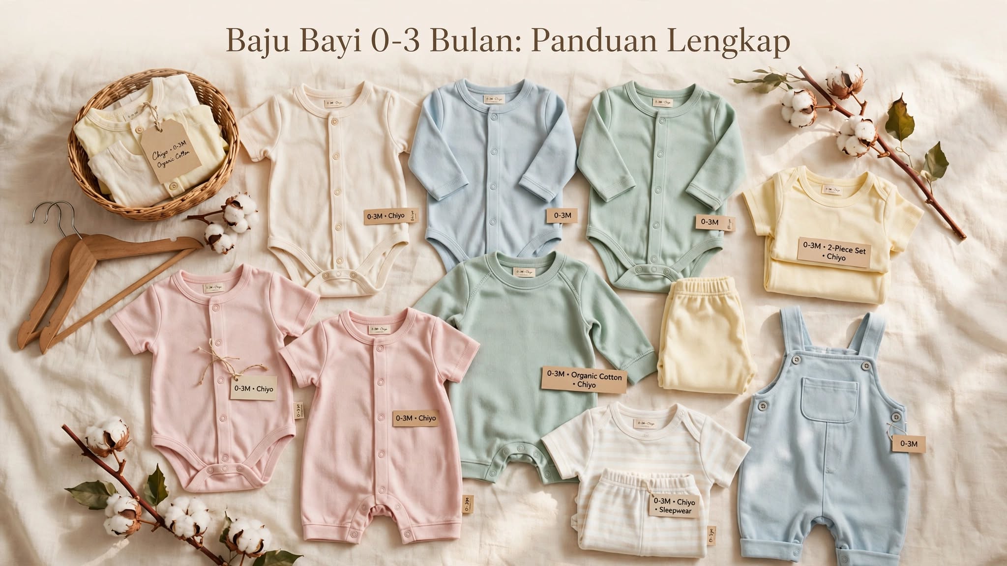 baju bayi 0-3 bulan