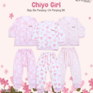 Baju Panjang Bis  + Celana Panjang Chiyo Girl S