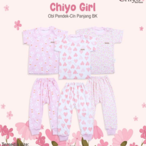 Oblong Pendek + Celana Panjang Chiyo Girl BK 0-3
