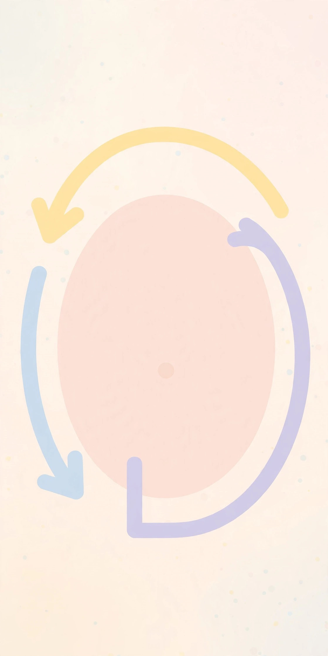 Ilustrasi pola pijat perut bayi I Love U